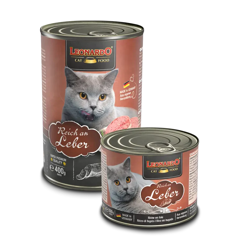 Leonardo® Cat Wet Food Quality Selection - Rich in Liver