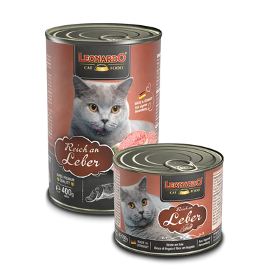 Leonardo® Cat Wet Food Quality Selection - Rich in Liver