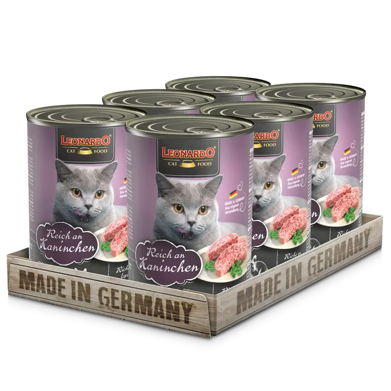 Leonardo® Cat Wet Food Quality Selection - Rich in Rabbit