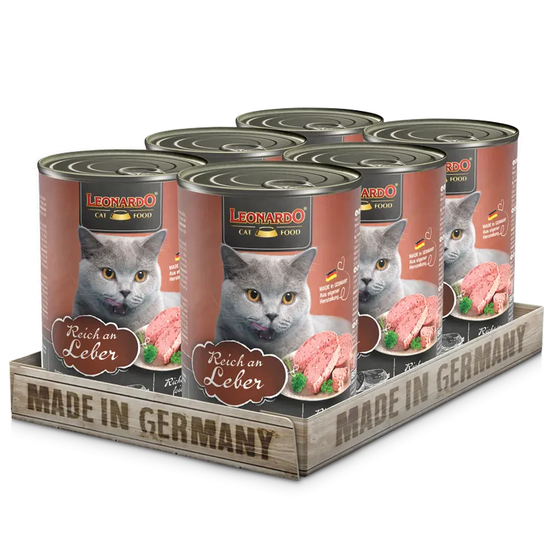 Leonardo® Cat Wet Food Quality Selection - Rich in Liver