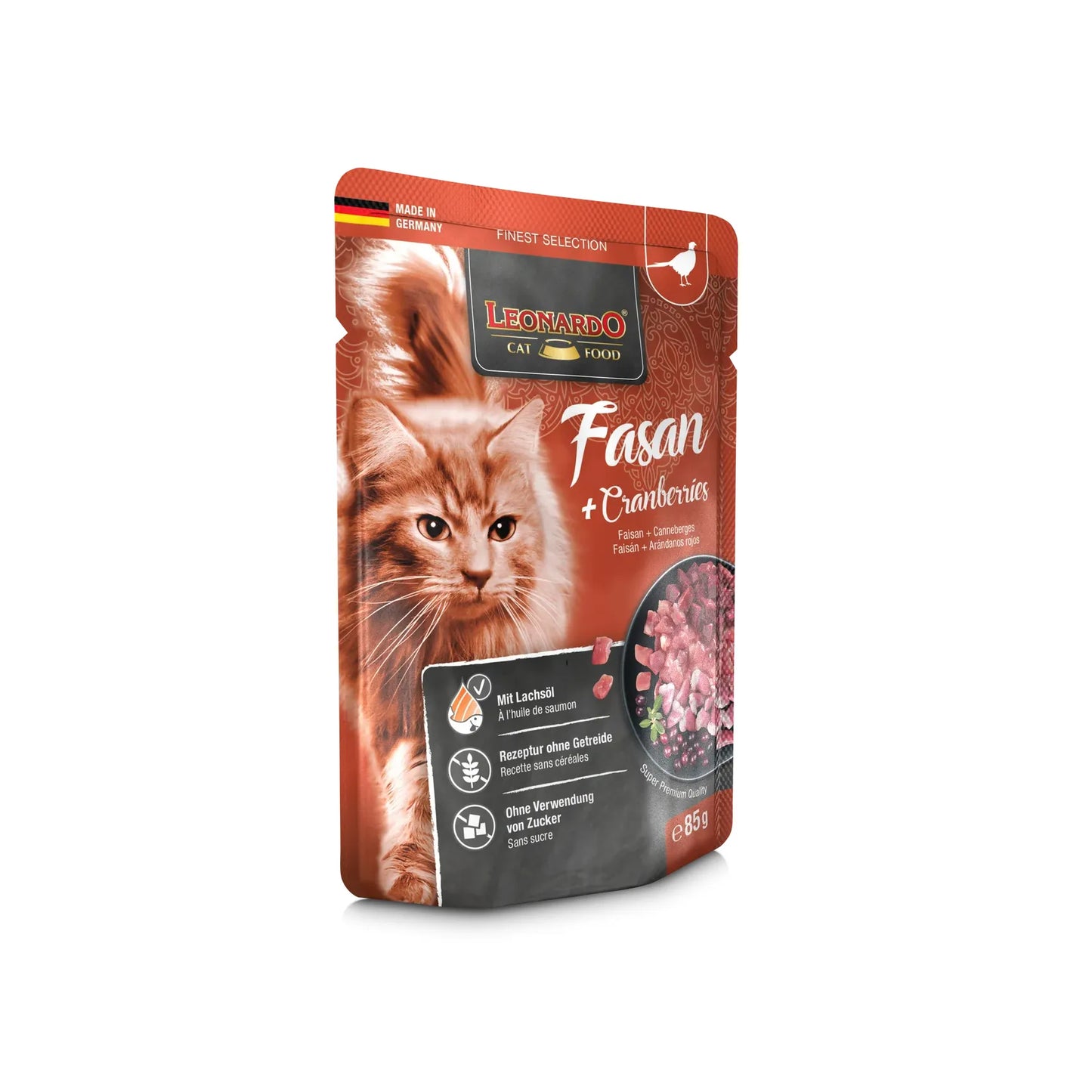 Leonardo® Cat Wet Food Finest Selection - Pheasant + Cranberries