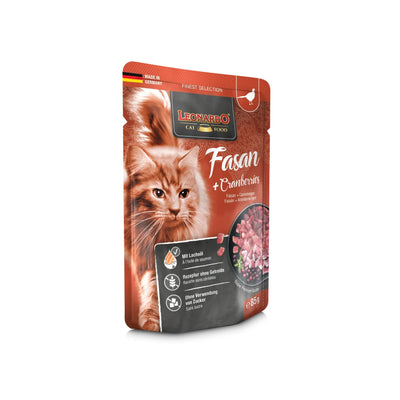 Leonardo® Cat Wet Food Finest Selection - Pheasant + Cranberries