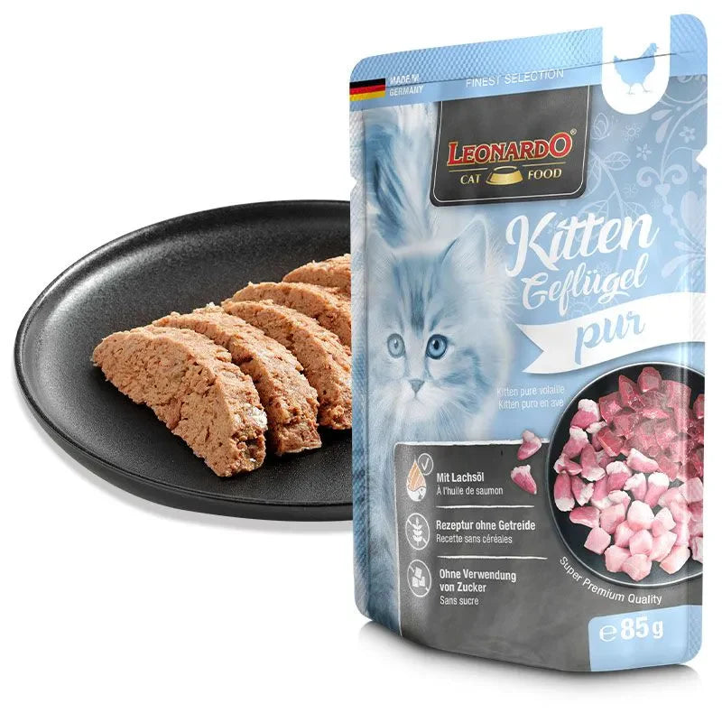 Leonardo® Cat Wet Food Finest Selection - Kitten Poultry Pure