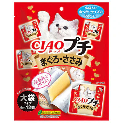 CIAO Churu Petite Chicken Fillet with Tuna Cat Treats  (12pcs)