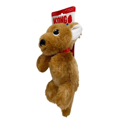 KONG Soft Plush Dog Toy Comfort Pups Peanut