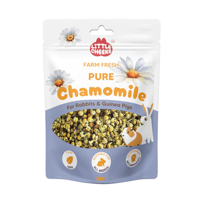 Little Cheeks Farm Fresh Pure Chamomile 35g For Rabbits & Guinea pigs
