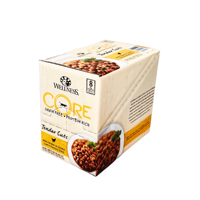 WELLNESS Core Wet Cat Food Tender Cuts With Chicken & Chicken Liver in Savoury Gravy 85g x 8