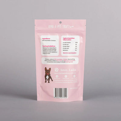 Laila and Me Dog Treat Chicken Jerky 75g