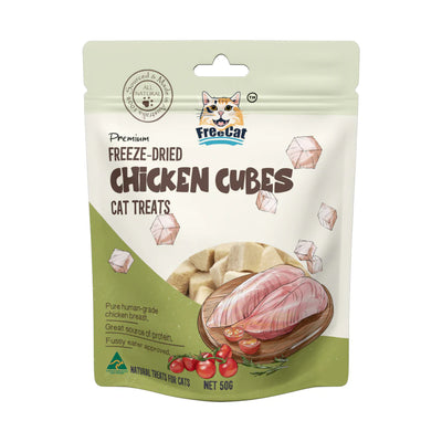 Freecat - Freeze Dried Chicken Cube 50g