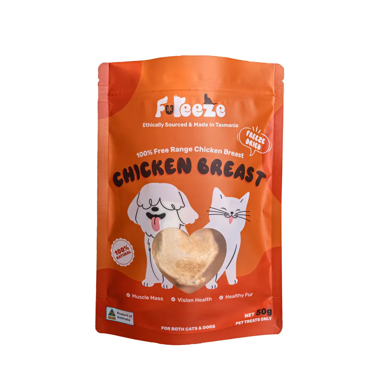 Fureeze Freeze Dried Free Range Chicken Breast 50g