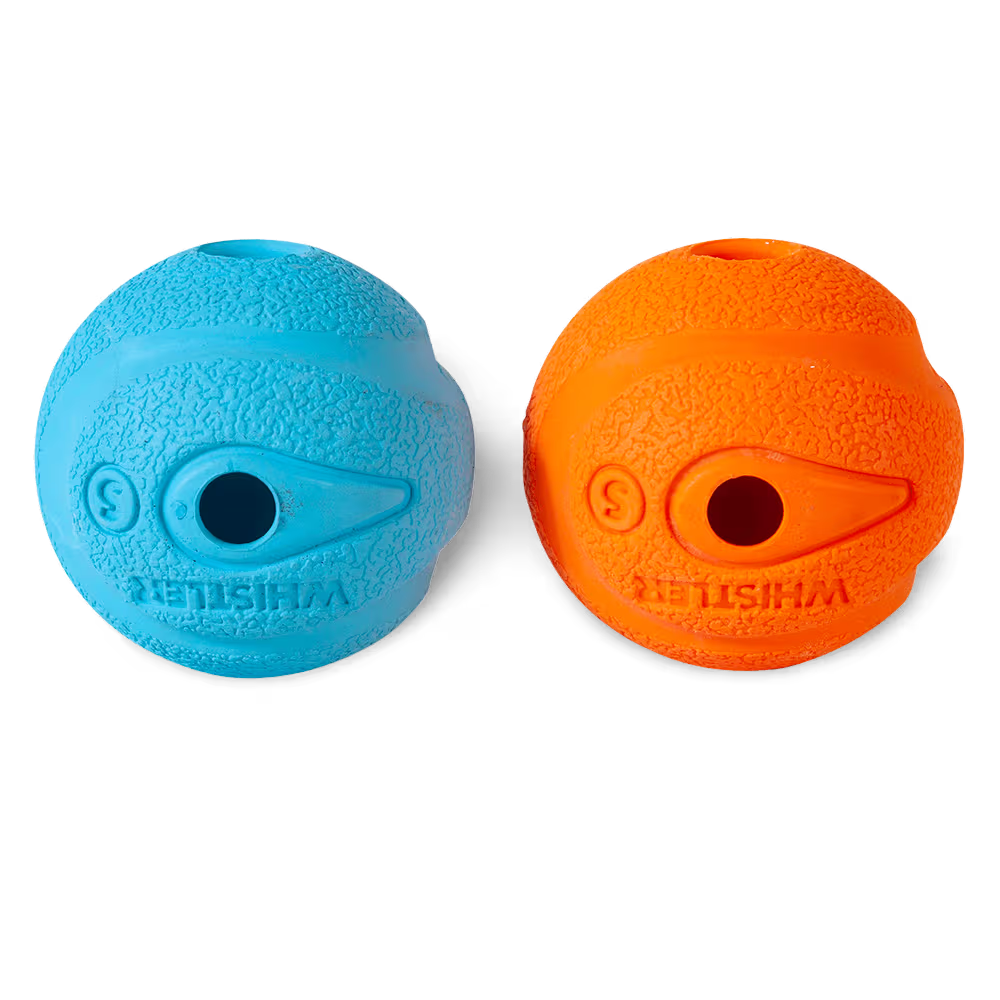 Chuckit! Dog Toy Whistler Ball Small 2 Pack