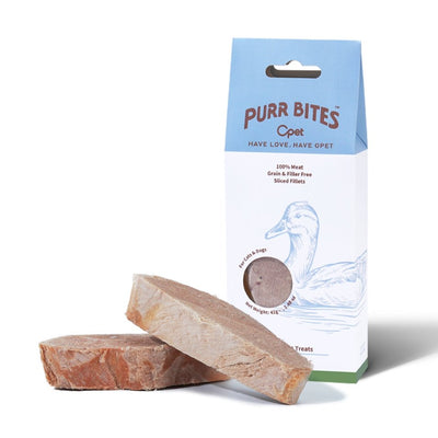 OPET Purr Bites Treat For Dogs and Cats - Duck Sliced Fillet 42g