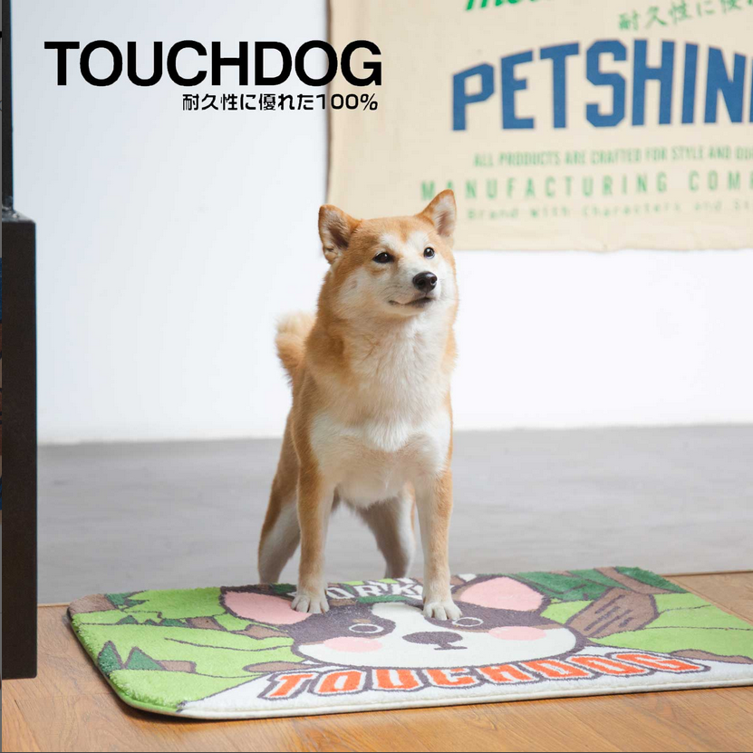 Touchdog Rectangle Resting Mat - Corgi