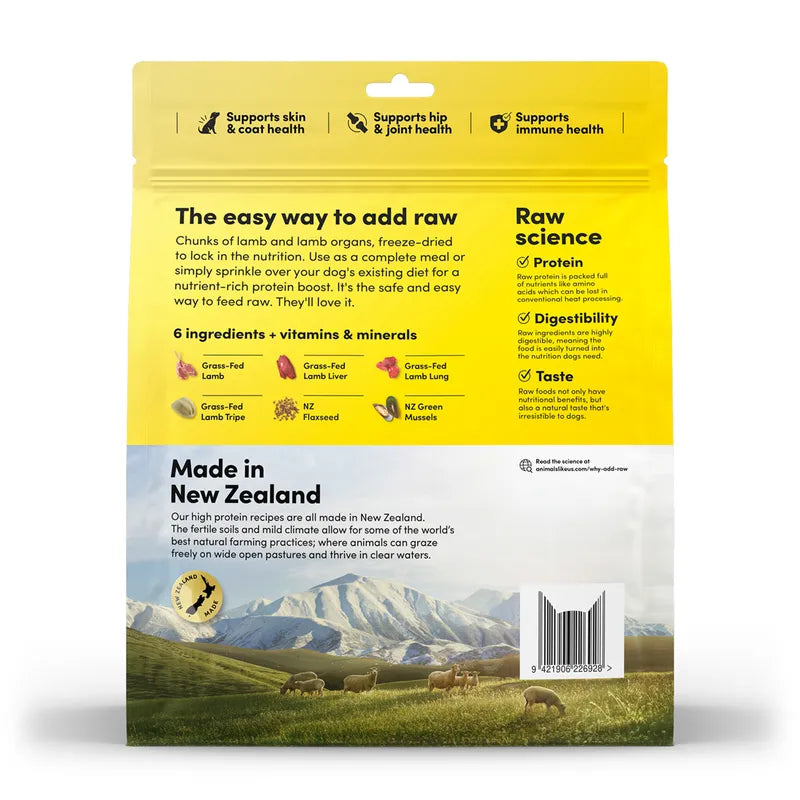 Animals Like Us - Meal or Mixer New Zealand Grass-Fed Lamb & Lamb Tripe