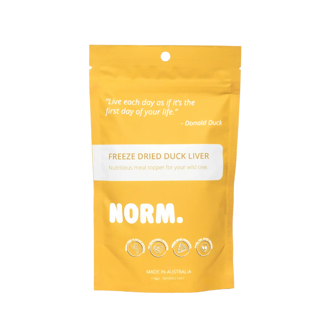 Norm Freeze Dried DUCK LIVER MEAL TOPPER