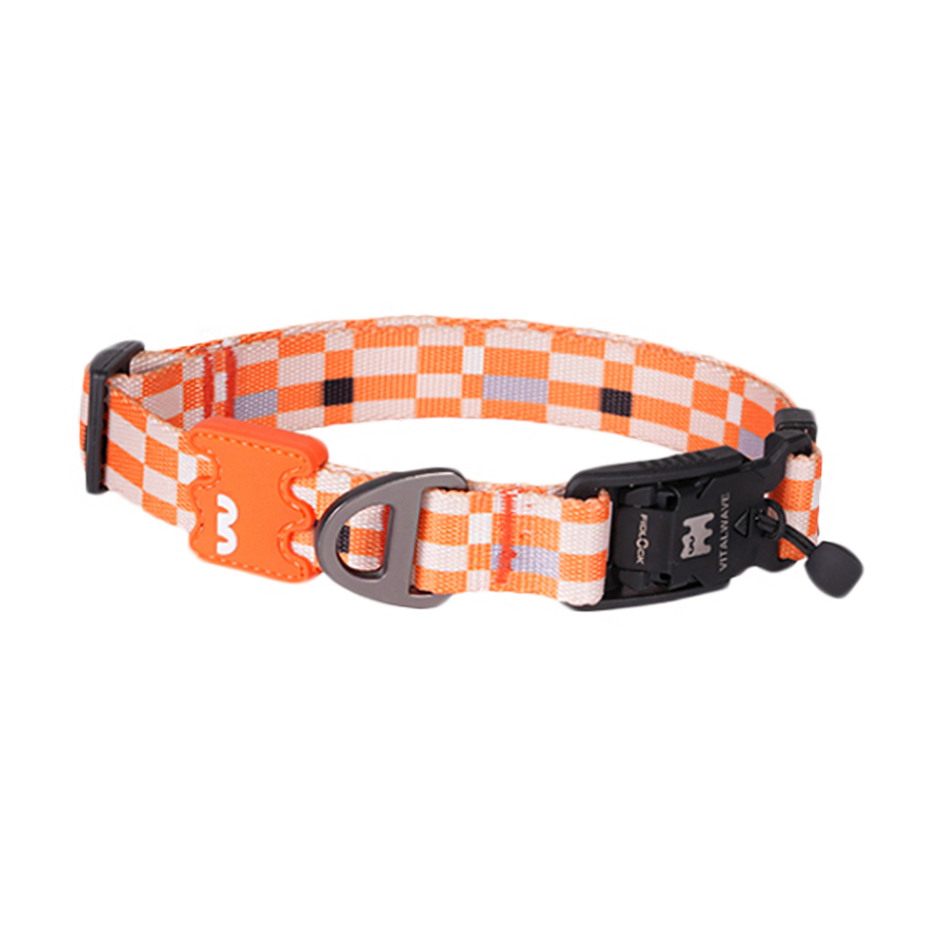 VITALWAVE Pollocksaic Magnetic Snap Dog Collar