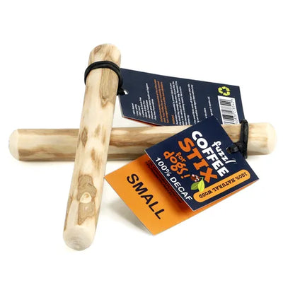 Fuzzl Dog Toy Coffee Wood Stix