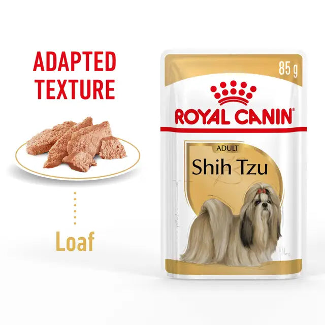 ROYAL CANIN Shih Tzu Loaf Adult Wet Dog Food 85g x 12