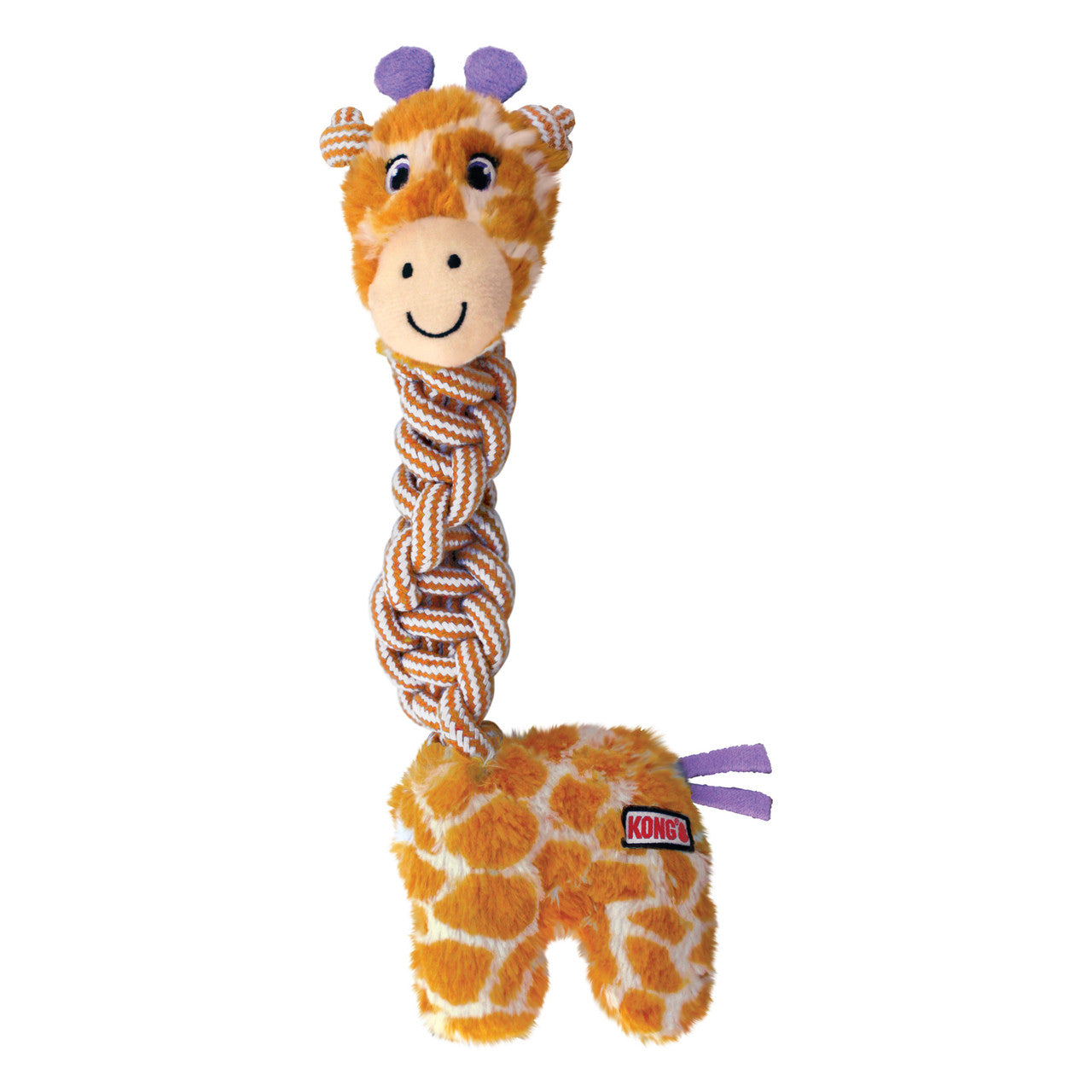 KONG Dog Toy Knots Twists Assorted Character