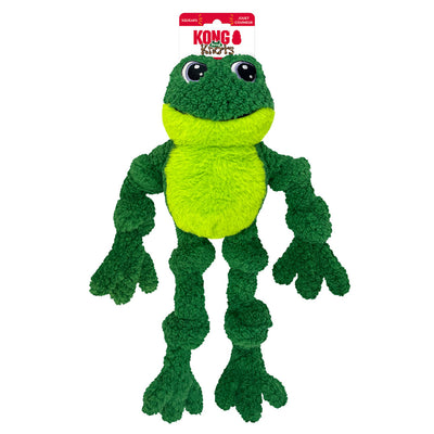 KONG Squeaky Dog Toy Knots Frog Large