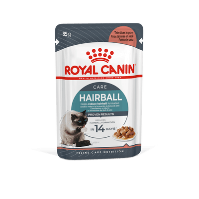 ROYAL CANIN Hairball Care Gravy Adult Wet Cat Food 85g x 12