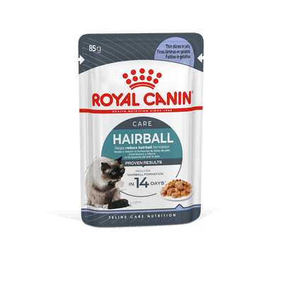 ROYAL CANIN Hairball Care Jelly Adult Wet Cat Food 85g x 12