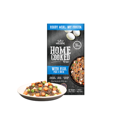 Absolute Holistic Dog Food Home Cooked Recipe | Fish, Peas & Duck