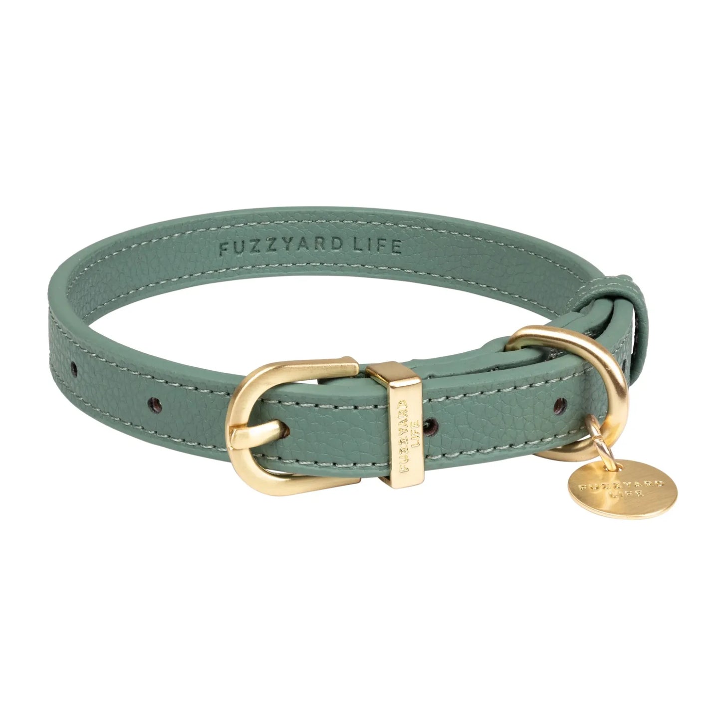 FuzzYard Life Atelier Dog Collar - Myrtle Green