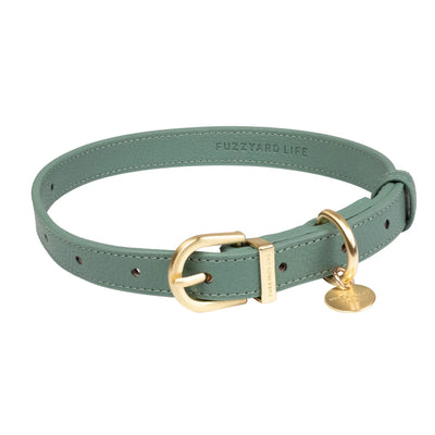 FuzzYard Life Atelier Dog Collar - Myrtle Green