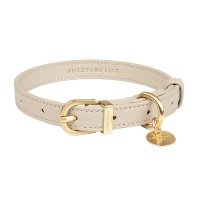 FuzzYard Life Atelier Dog Collar - Sandstone