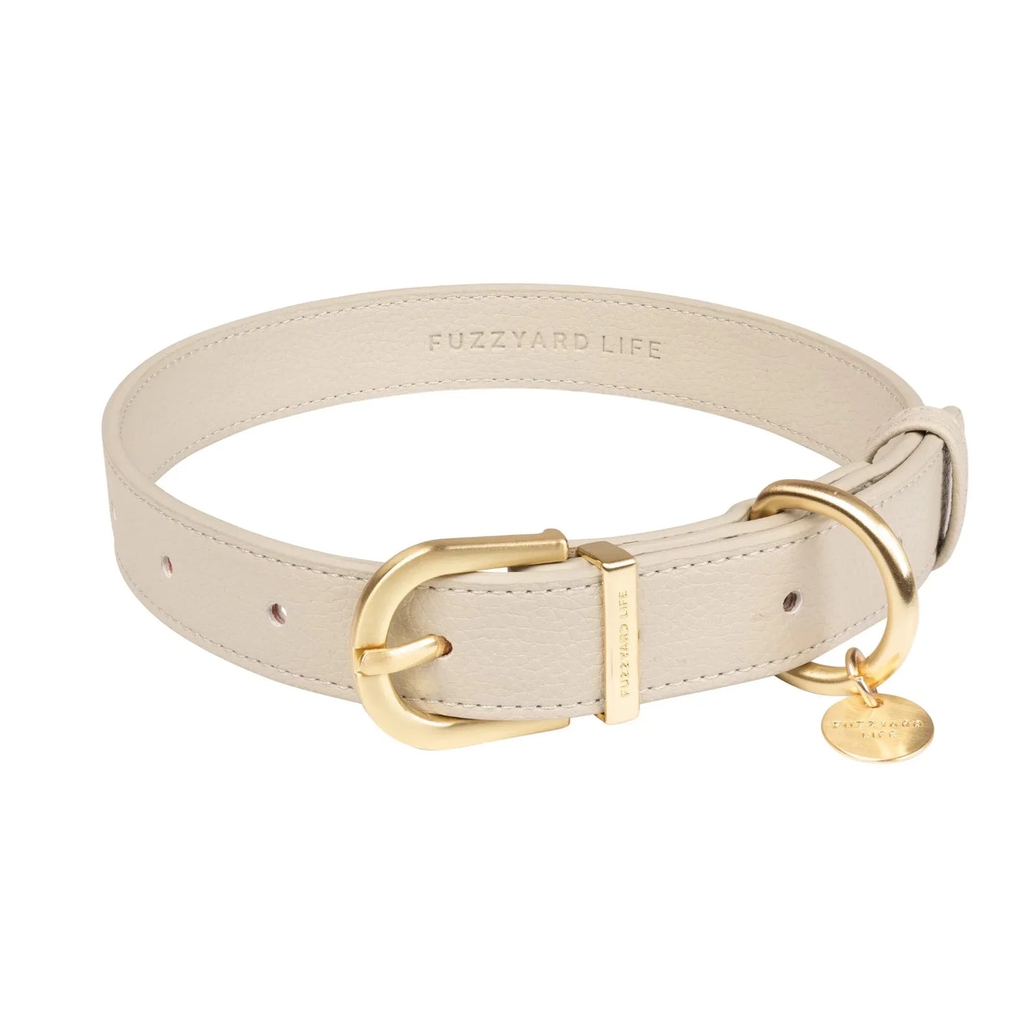 FuzzYard Life Atelier Dog Collar - Sandstone
