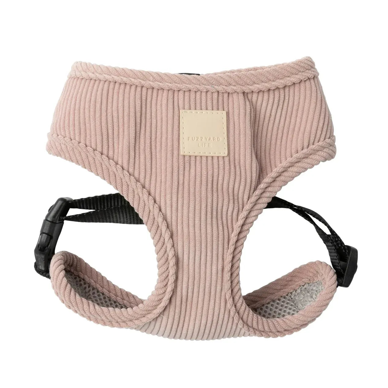 FuzzYard Life Corduroy Dog Harness - Soft Blush
