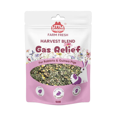 Little Cheeks Farm Fresh Harvest Blend Gas Relief 50g For Rabbits & Guinea Pigs