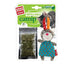 GIGWI Cat Toy - Refillable Catnip Multi Teabag Rabbit