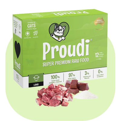 Proudi Cat Raw Food - Lamb 1.08kg