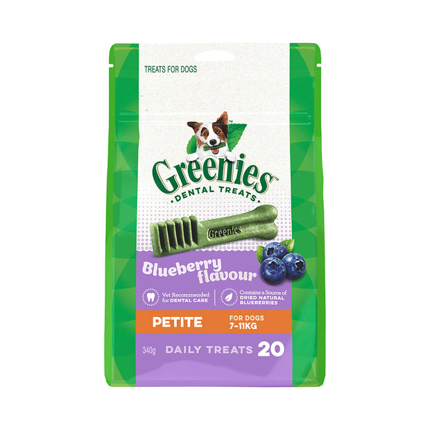 GREENIES Dental Dog Treats - Blueberry 340g