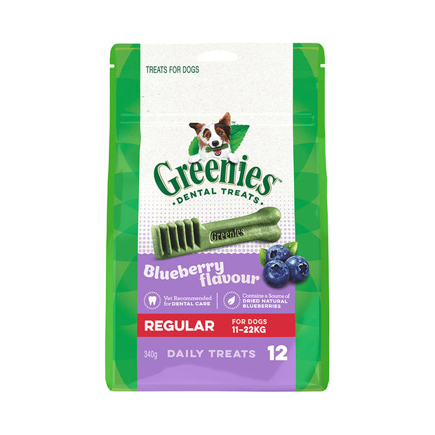 GREENIES Dental Dog Treats - Blueberry 340g