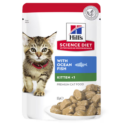 Hill's Science Diet Kitten Cat Wet Food Ocean Fish 85g X 12