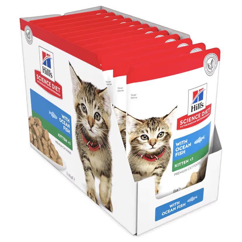 Hill's Science Diet Kitten Cat Wet Food Ocean Fish 85g X 12