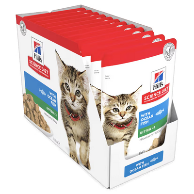 Hill's Science Diet Kitten Cat Wet Food Ocean Fish 85g X 12