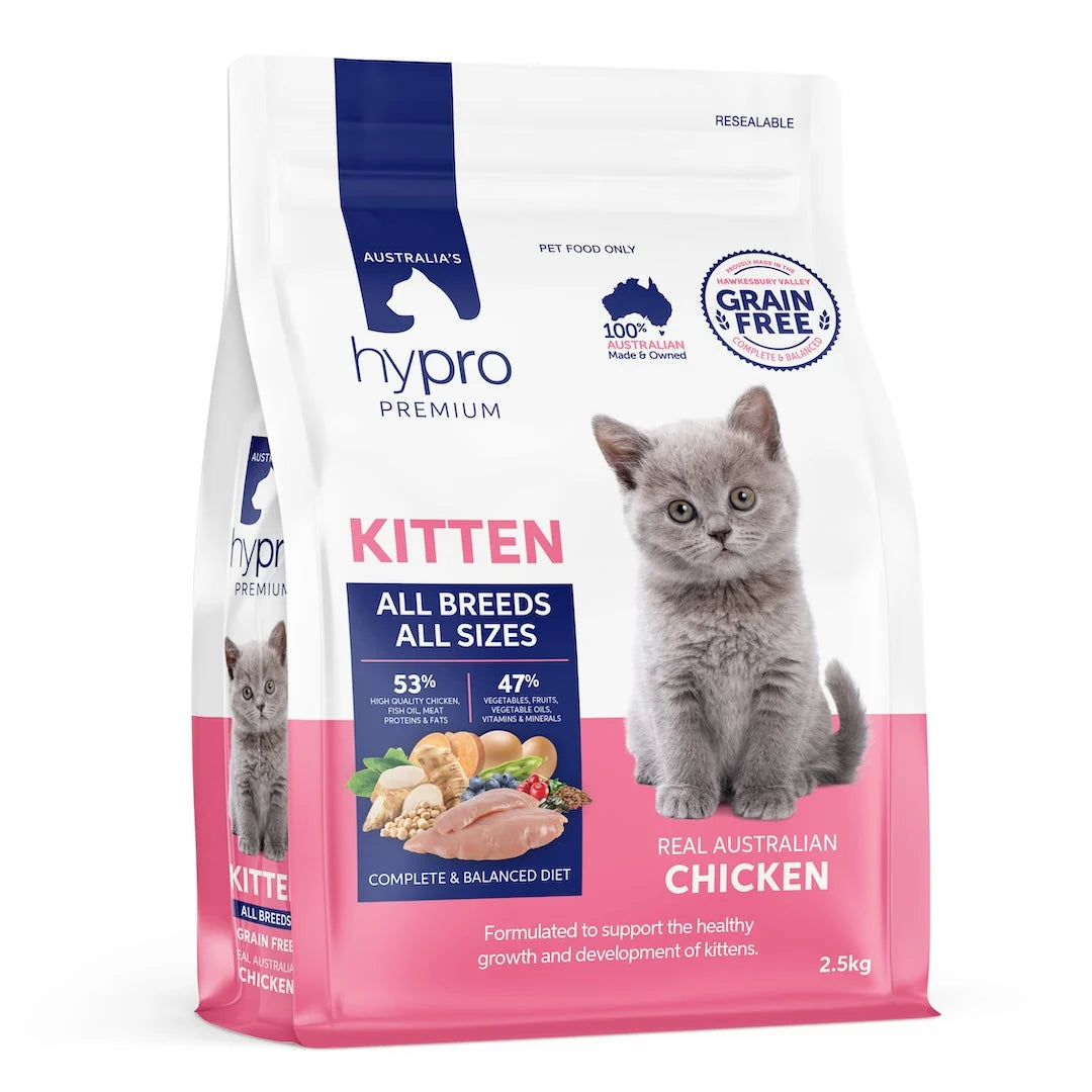 Hypro Premium Grain Free Kitten Cat Dry Food Chicken