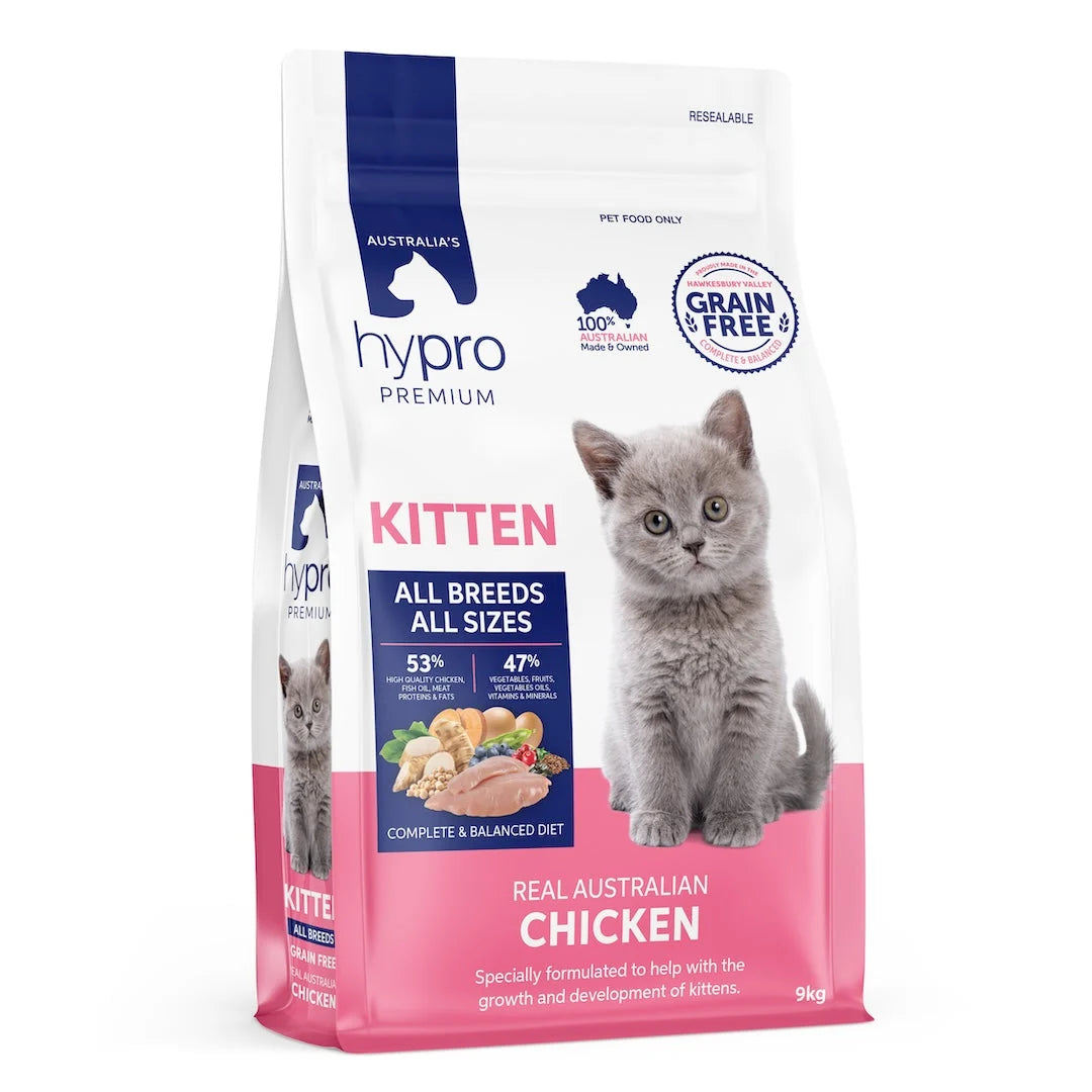 Hypro Premium Grain Free Kitten Cat Dry Food Chicken
