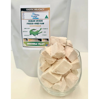 Freezy Paws - Freeze-Dried Crocodile Fillet Raw Treats 50g