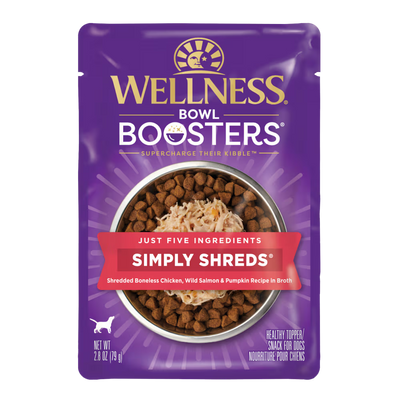 WELLNESS Core Wet Dog Food Bowl Boosters Chicken & Salmon