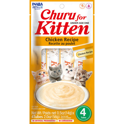 INABA Cat Churu Chicken Recipe Kitten Cat Treats 56G