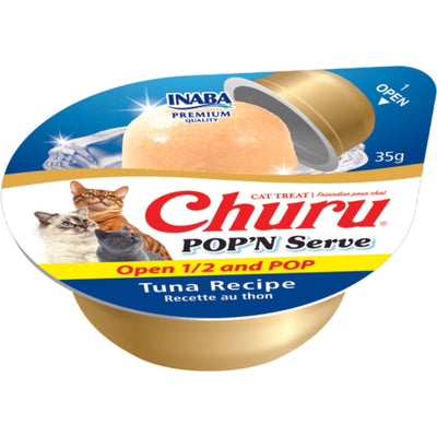 INABA Churu Pop N Serve Tuna Recipe Cat Treats 2x35g