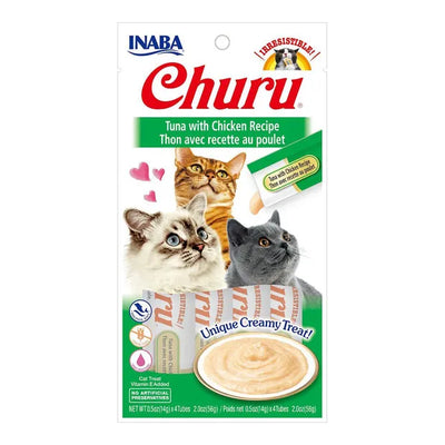 INABA Cat Churu Puree Tuna With Chicken 56G