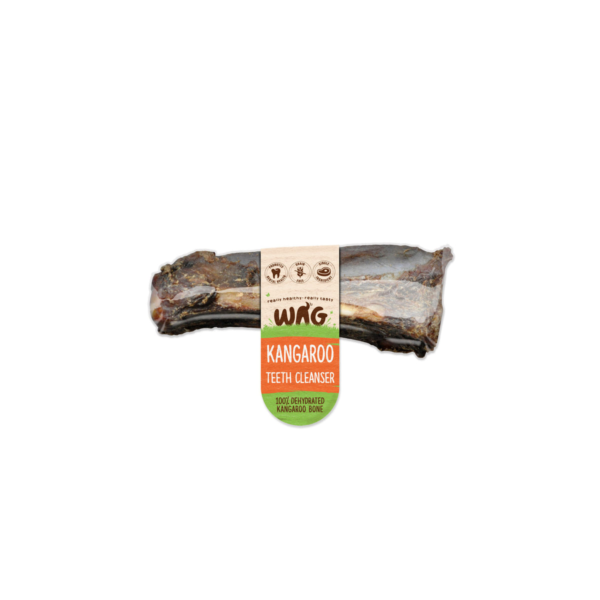 WAG Dog Treats Kangaroo Teeth Cleanser Bone