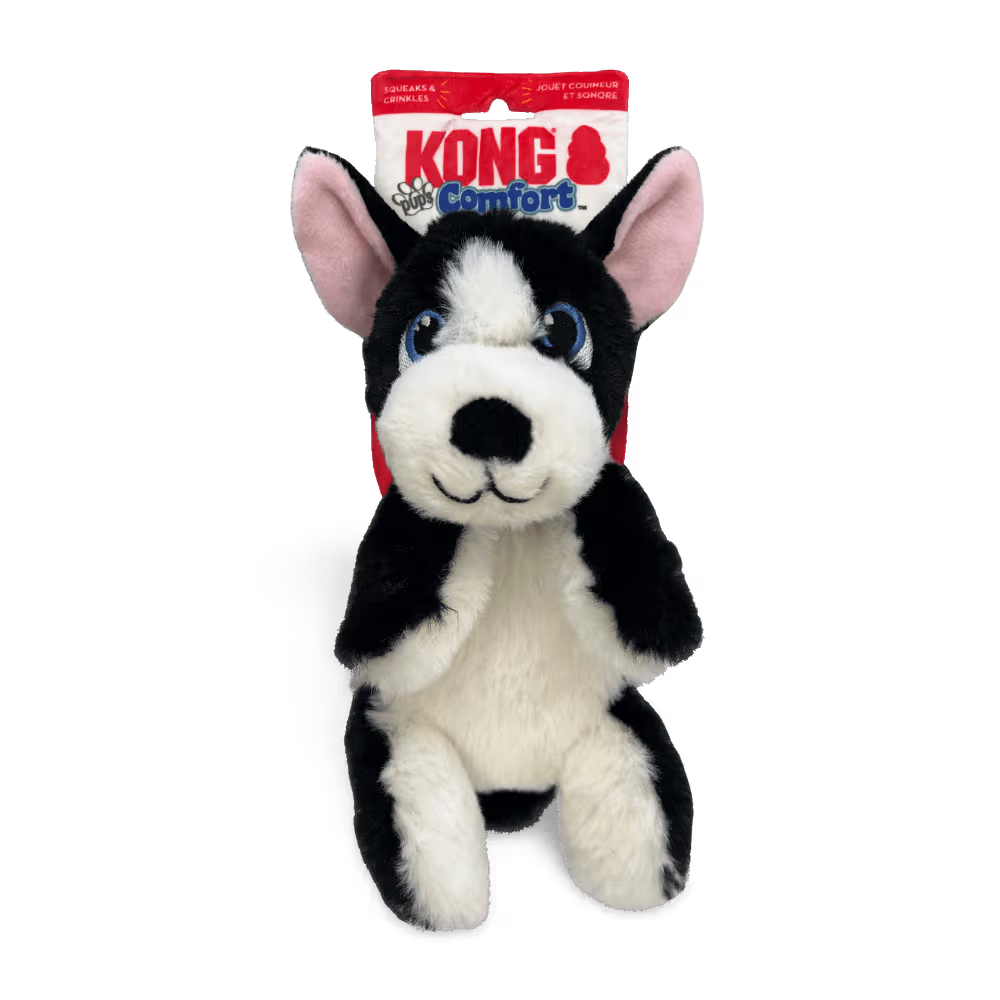 KONG Soft Plush Dog Toy Comfort Pups Boss