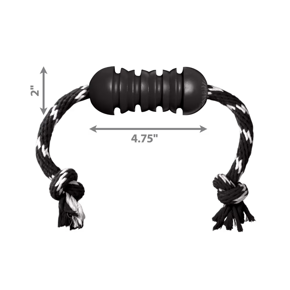 KONG Dog Toy Extreme Dental With Rope